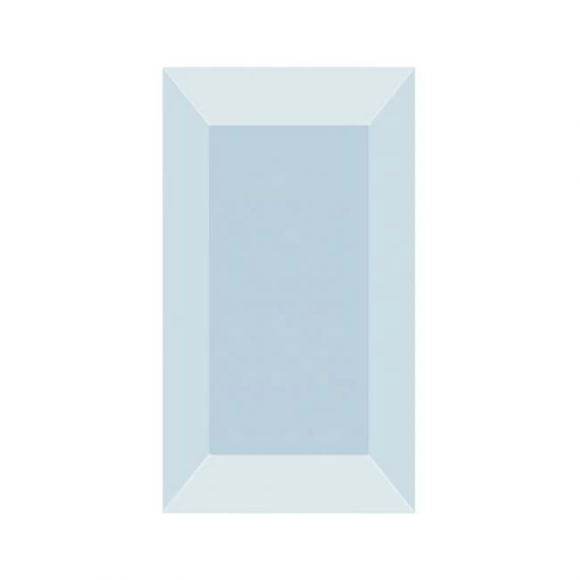 Ersatzteil »Facettenglas 13 x 7«, Firma Bernhard, Maße: 13.0 x 7.0 x 1.0 cm