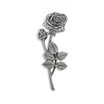 Grabsymbol »Kleine Rose« Alu